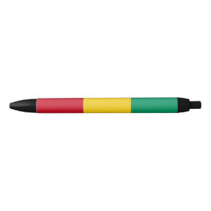 Bolígrafo De Tinta Negra Bandera de Guinea