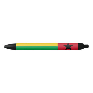 Bolígrafo De Tinta Negra Bandera de Guinea Bissau