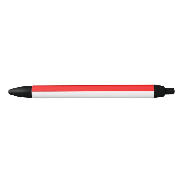 Bolígrafo De Tinta Negra Bandera de Indonesia (Anverso)