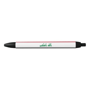 Bolígrafo De Tinta Negra Bandera de Irak