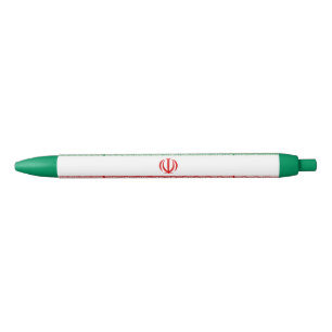 Bolígrafo De Tinta Negra Bandera de Irán