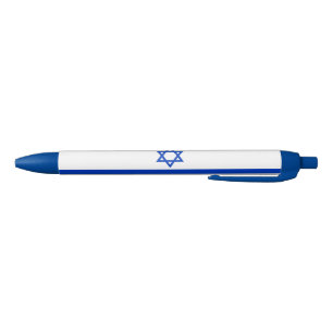 Bolígrafo De Tinta Negra Bandera de Israel