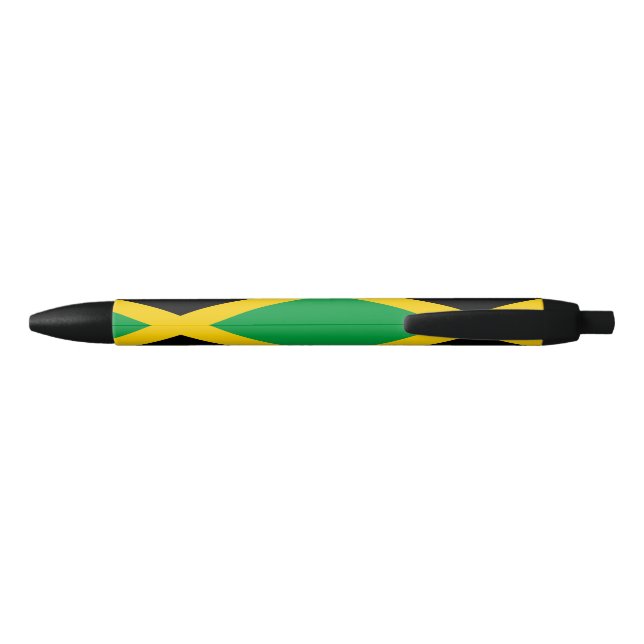 Bolígrafo De Tinta Negra Bandera de Jamaica (Reverso)