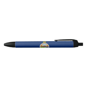 Bolígrafo De Tinta Negra Bandera de Kansas