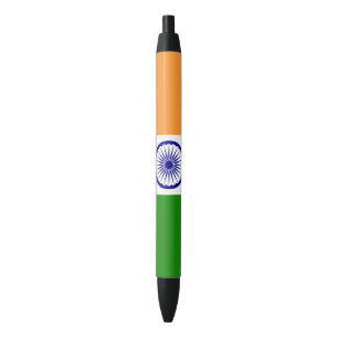 Bolígrafo De Tinta Negra Bandera de la India