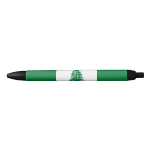 Bolígrafo De Tinta Negra Bandera de la isla Norfolk