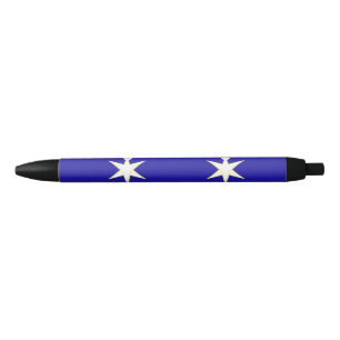 Bolígrafo De Tinta Negra Bandera de la prefectura de Chiba, Japón