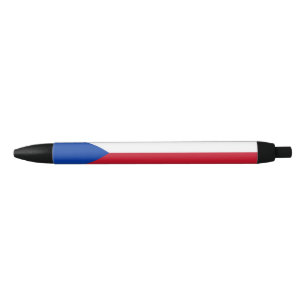 Bolígrafo De Tinta Negra Bandera de la República Checa