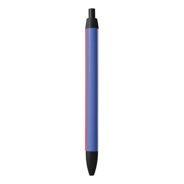 Bolígrafo De Tinta Negra Bandera de la República Srpska (Frente vertical)