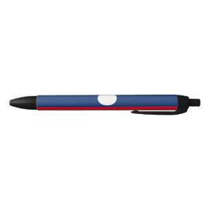 Bolígrafo De Tinta Negra Bandera de Laos