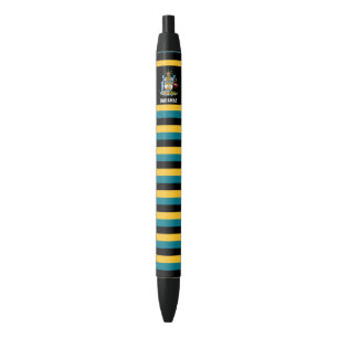 Bolígrafo De Tinta Negra Bandera de las Bahamas cuida patriota