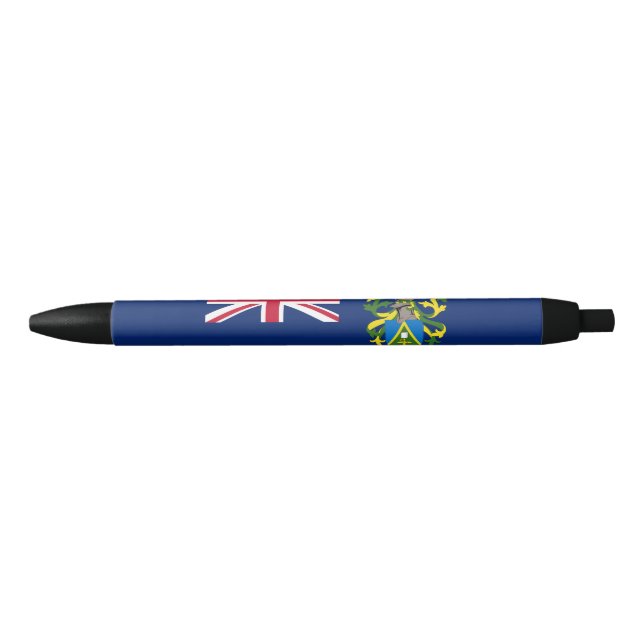 Bolígrafo De Tinta Negra Bandera de las Islas Pitcairn (Anverso)