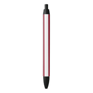 Bolígrafo De Tinta Negra Bandera de Letonia