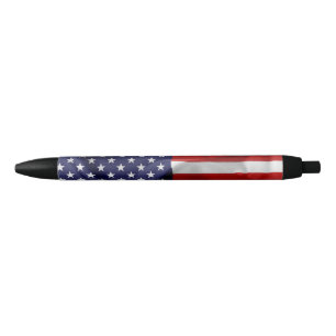 Bolígrafo De Tinta Negra Bandera de los Estados Unidos de América
