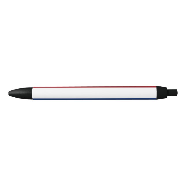 Bolígrafo De Tinta Negra Bandera de los Países Bajos (Anverso)