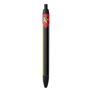 Bolígrafo De Tinta Negra Bandera de Mozambique