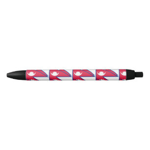 Bolígrafo De Tinta Negra Bandera de Nepal