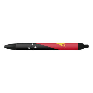 Bolígrafo De Tinta Negra Bandera de Papúa Nueva Guinea