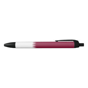 Bolígrafo De Tinta Negra Bandera de Qatar
