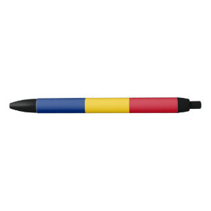 Bolígrafo De Tinta Negra Bandera de Rumania