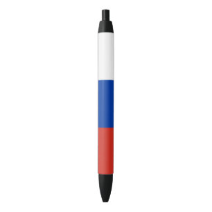 Bolígrafo De Tinta Negra Bandera de Rusia