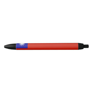 Bolígrafo De Tinta Negra Bandera de Taiwán