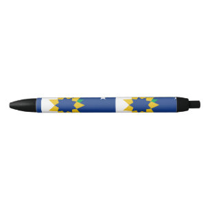 Bolígrafo De Tinta Negra Bandera de Topeka, Kansas