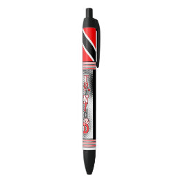 Bolígrafo De Tinta Negra Bandera de Trinidad y Tobago