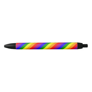 Bolígrafo De Tinta Negra Bandera del orgullo gay