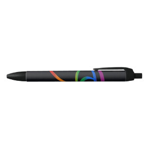 Bolígrafo De Tinta Negra Bandera del Orgullo Gay Goth