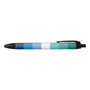 Bolígrafo De Tinta Negra Bandera del Orgullo Gay Masculino