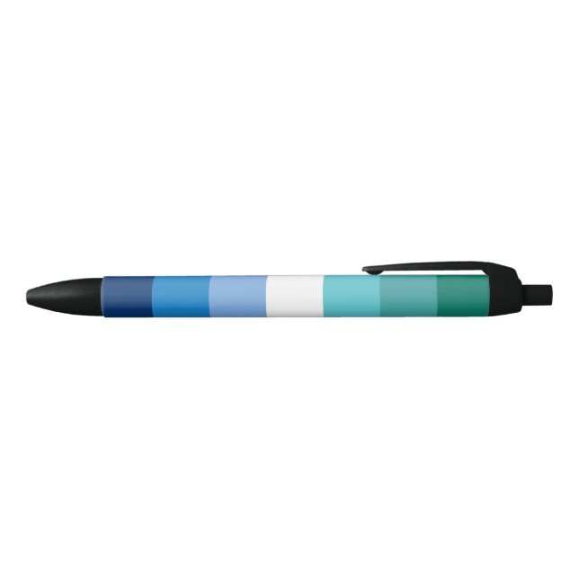 Bolígrafo De Tinta Negra Bandera del Orgullo Gay Masculino (Parte superior)