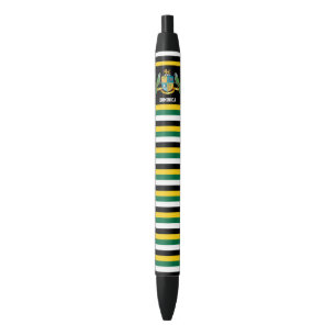 Bolígrafo De Tinta Negra Bandera dominica cute patriótico