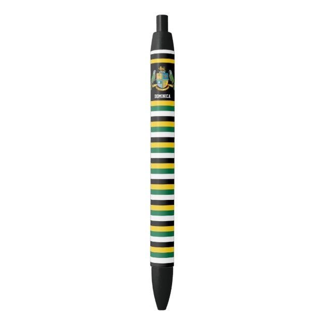 Bolígrafo De Tinta Negra Bandera dominica cute patriótico (Frente vertical)