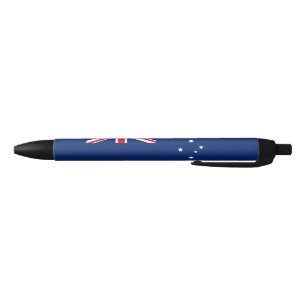 Bolígrafo De Tinta Negra Bandera estatal de Victoria (Australia)