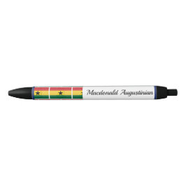 Bolígrafo De Tinta Negra Bandera GHANA personalizada