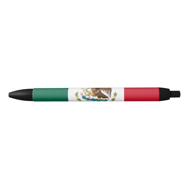 Bolígrafo De Tinta Negra Bandera mexicana - Bandera de México (Anverso)