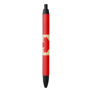 Bolígrafo De Tinta Negra Bandera nacional patriótica vintage original de CA