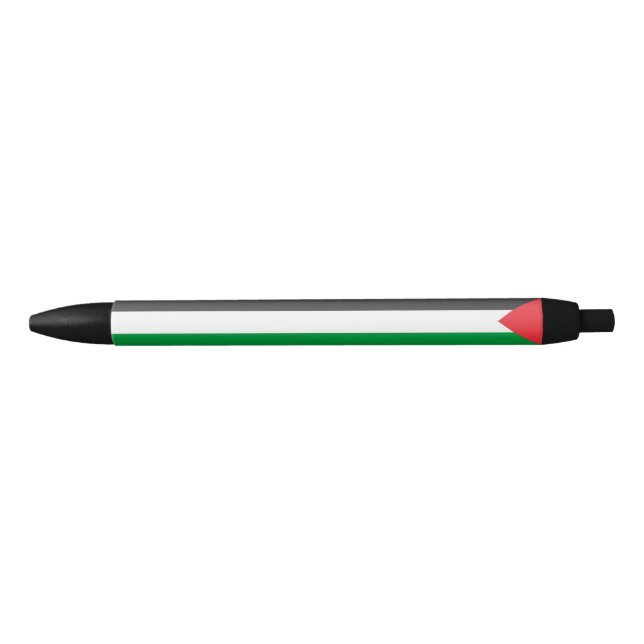 Bolígrafo De Tinta Negra Bandera palestina Free Palestine personalizada (Anverso)