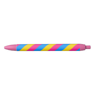 Bolígrafo De Tinta Negra Bandera Pansexual del orgullo