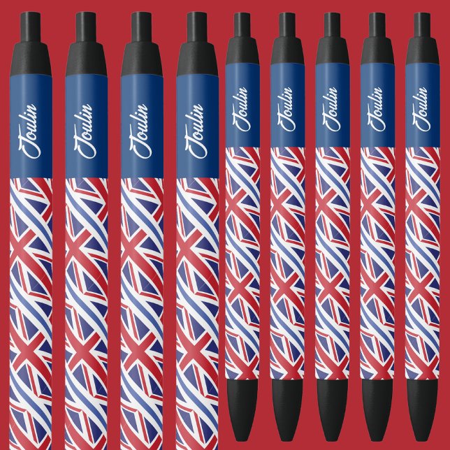 Bolígrafo De Tinta Negra Bandera personalizada del Reino Unido (Subido por el creador)