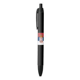 Bolígrafo De Tinta Negra Bandera serbia