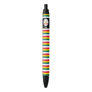 Bolígrafo De Tinta Negra Bandera togolesa patriótica