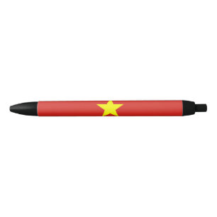 Bolígrafo De Tinta Negra Bandera vietnamita (Vietnam)