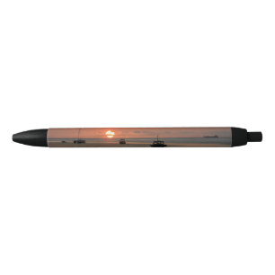 Bolígrafo De Tinta Negra Barcos de vela Sunset Ocean Tropical