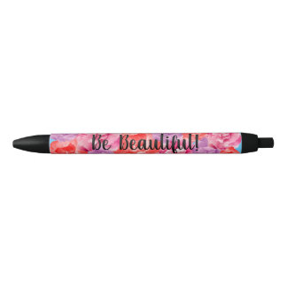 Bolígrafo De Tinta Negra Be Beautiful Positive Personalizado Pens