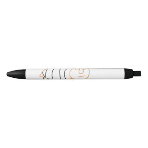 Bolígrafo De Tinta Negra Bee Bear Black Trim Pen