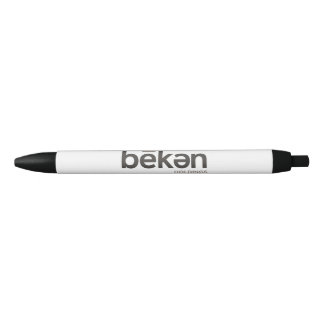 Bolígrafo De Tinta Negra Beken Holdings Black Trim Pen