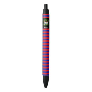 Bolígrafo De Tinta Negra Belice Bandera Cute Patriótico