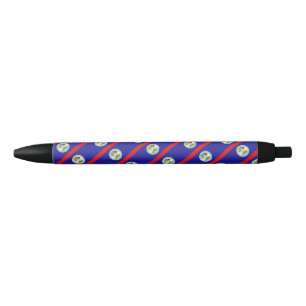 Bolígrafo De Tinta Negra Belize Flag Ballpoint Pen